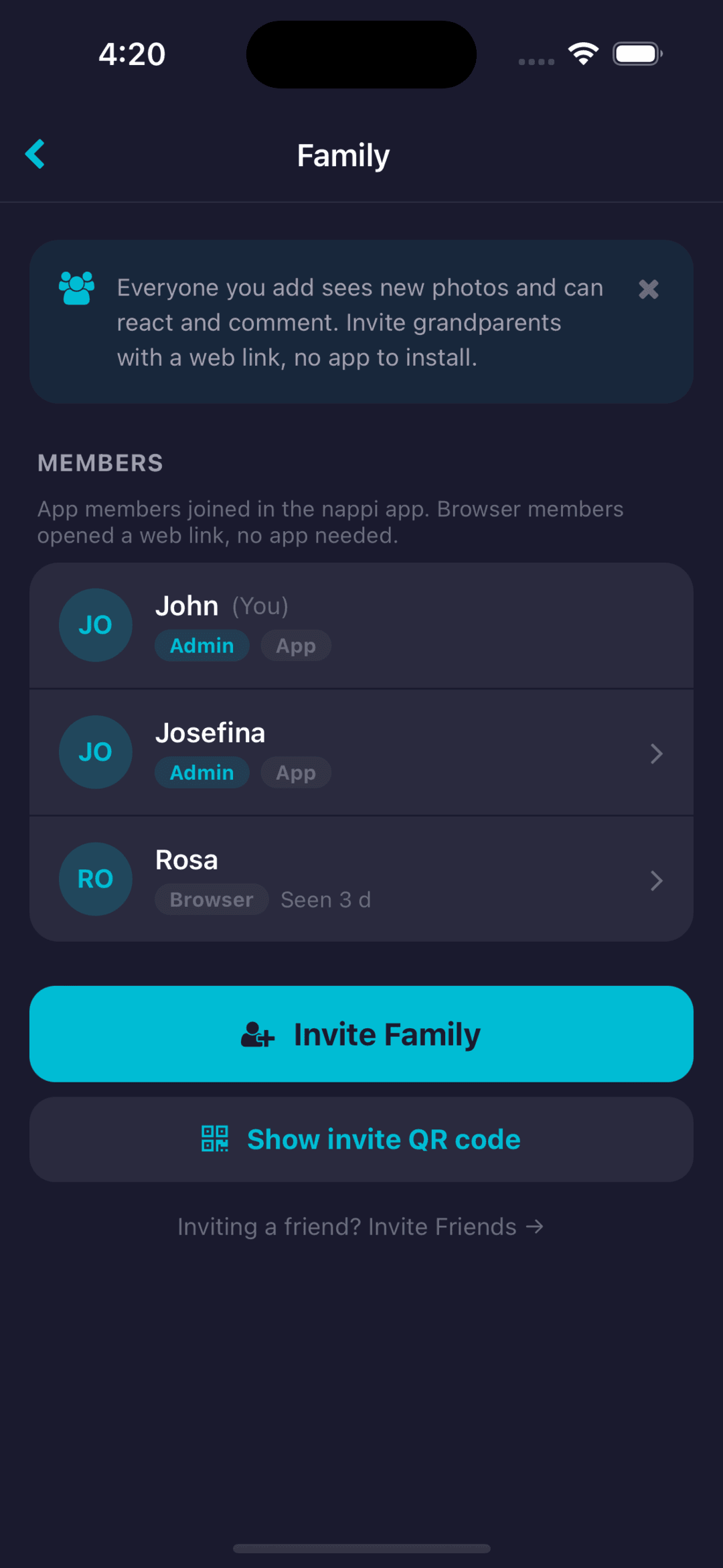 Family members
